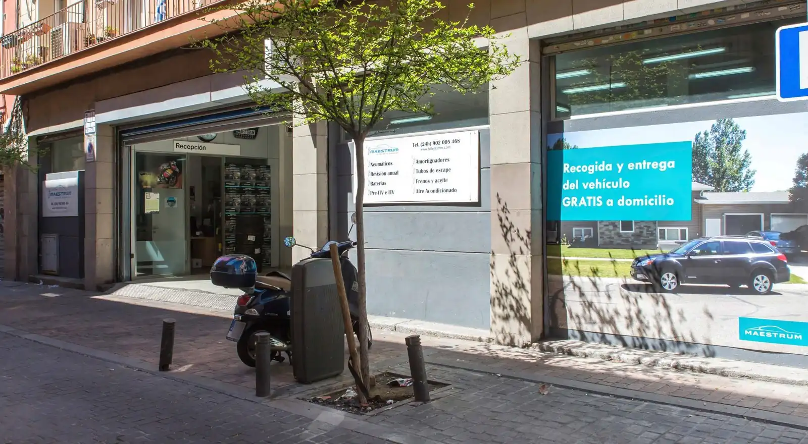 Fachada y acceso a Taller Maestrum Cuatro Caminos en Guipúzcoa, 10, local 5